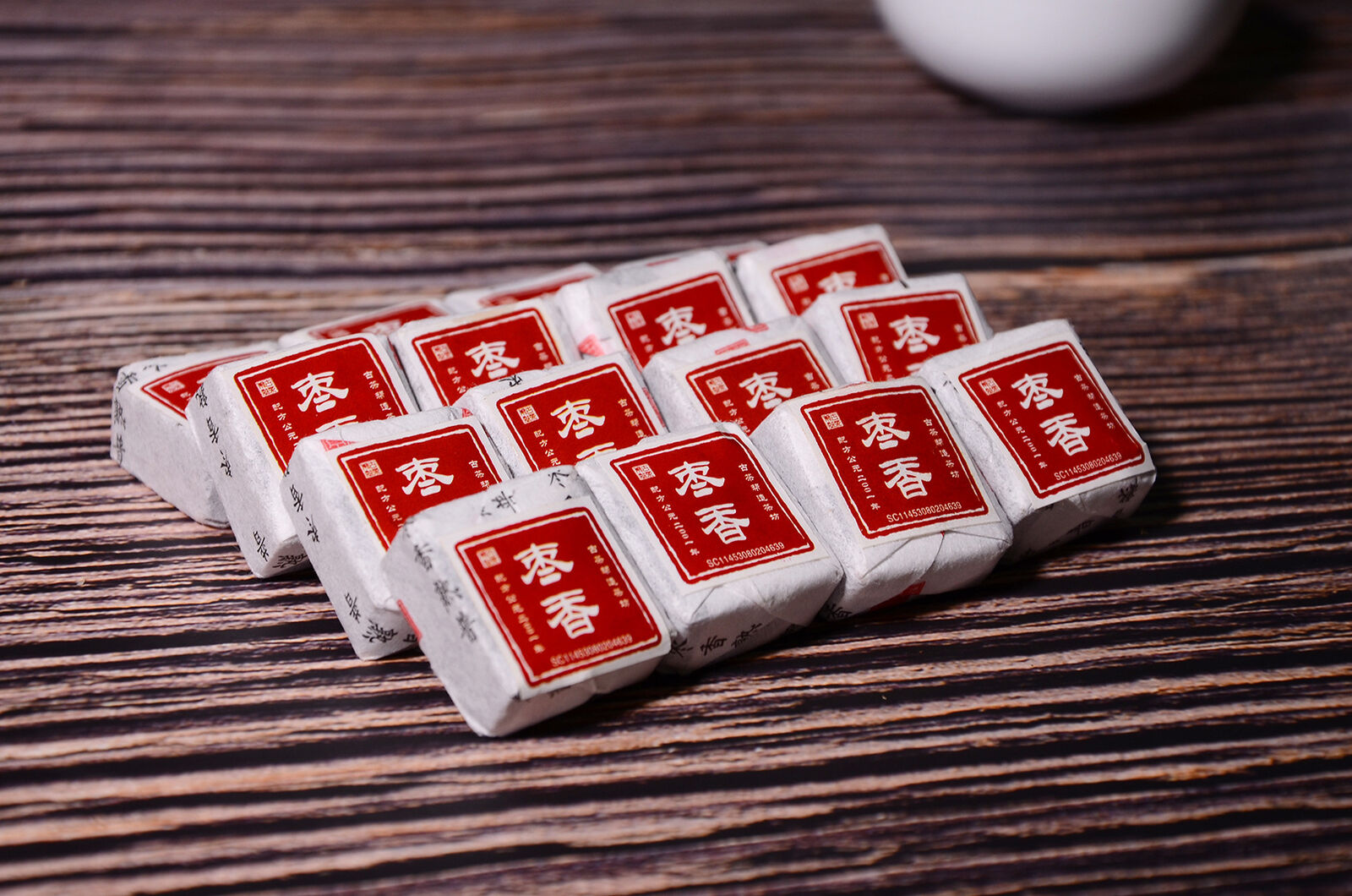 HelloYoung 500g Yunnan Jindian Jujube Small Square Brick Aged Pu-erh Ripe Tea Small Tuo Tea