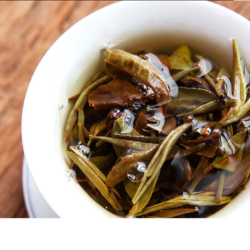 HelloYoung Weight Loss Healthy Drink Chinese Bud Tea Yunnan White Tea Pu'er Tea Cake 357g