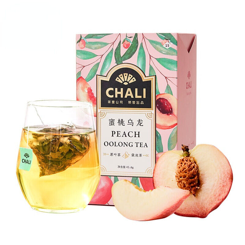 HelloYoung Healthy Drink New Organic Peach Oolong Tea Hot Cold Brew Tea Fruit Tea 3g*15bags Secondary image