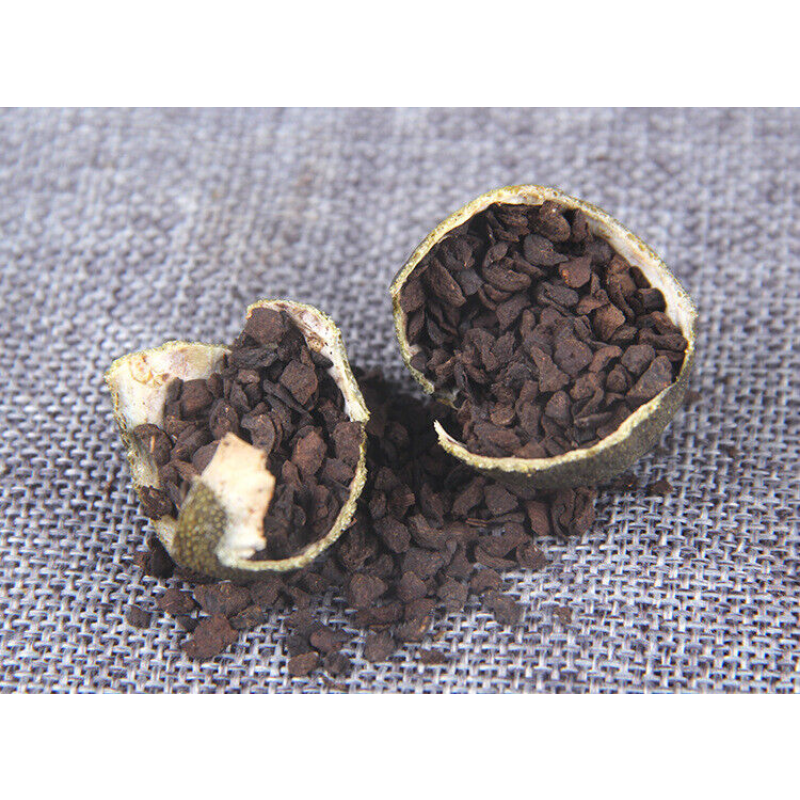 500g/1.1LB  Xin Hui Chen Pi Puerh Tea Xiao Qing Guan Pu'er Tea Healthy Drinks