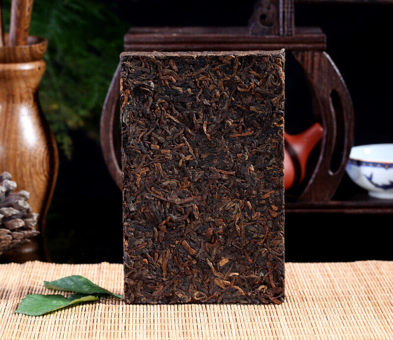 HelloYoung 200g Yunnan Pu-erh Tea Brick Menghai Ripe Tea Ripe Pu Aged Old Tea Black Tea