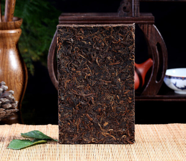 HelloYoung 200g Yunnan Pu-erh Tea Brick Menghai Ripe Tea Ripe Pu Aged Old Tea Black Tea