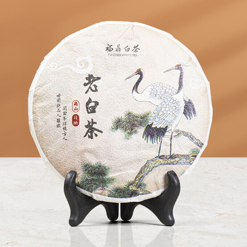 HelloYoung 300g(10.58Oz) Fuding White Tea Date White Tea Cake Tea Gift Box Packaging Secondary image