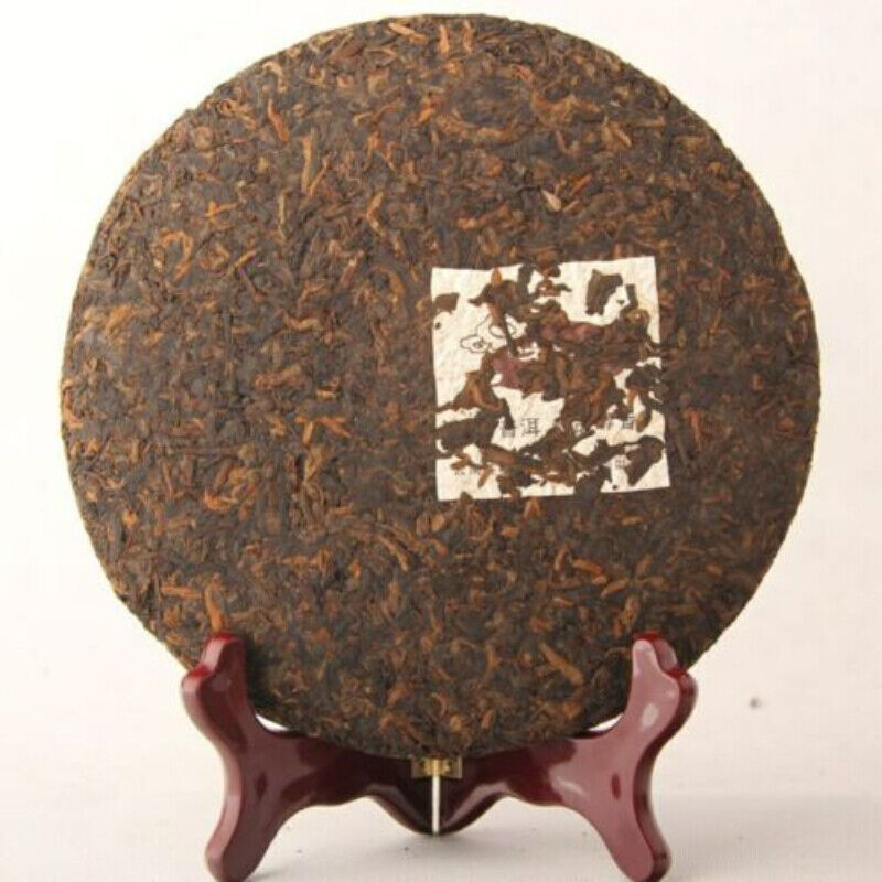 HelloYoung Qizi Tea Cake Old Shu Puerh357g Menghai Early Spring Ripe Puer Nannuo Mountain Secondary image