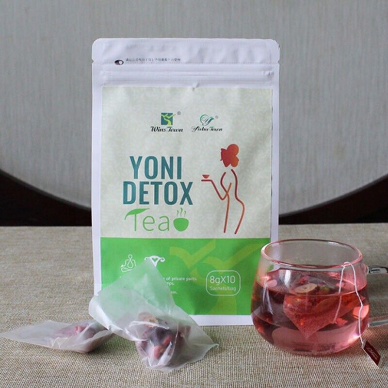Yoni Detox Slim Tea Bag Flat Tummy Organic Herbal Detox Tea Weight Loss 8g*10Bag Main image