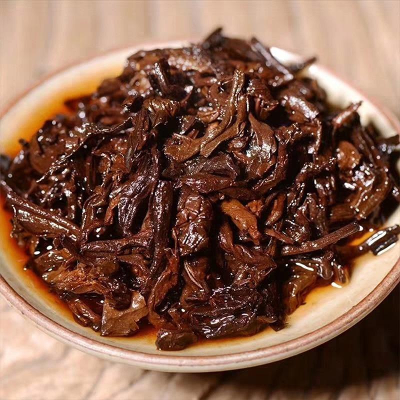 2017Menghai Qizi Handmade Aroma Ripe Puerh Tea,Bulang Mountain Shu Puer Tea 357g