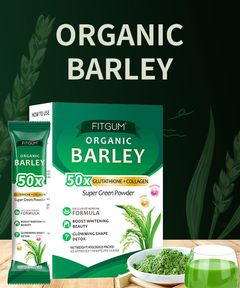 Barley Grass Juice Powder Young Leaf Extract - Superfood Green Powder