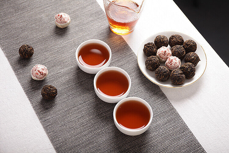 HelloYoung 500g Yunnan Puer Tea Icelandic Ripe Tea Dragon Pearl Small Tuocha Large Tree Tea