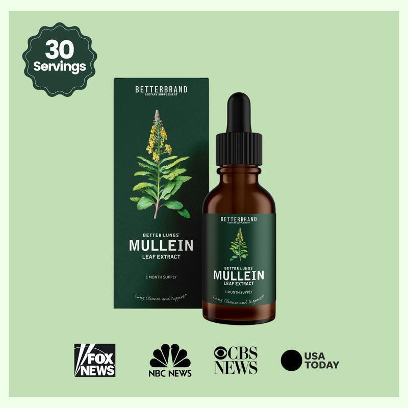 Lung Clear Mullein Leaf Extract Drops All-natural Ingredients Gesundheitspflege