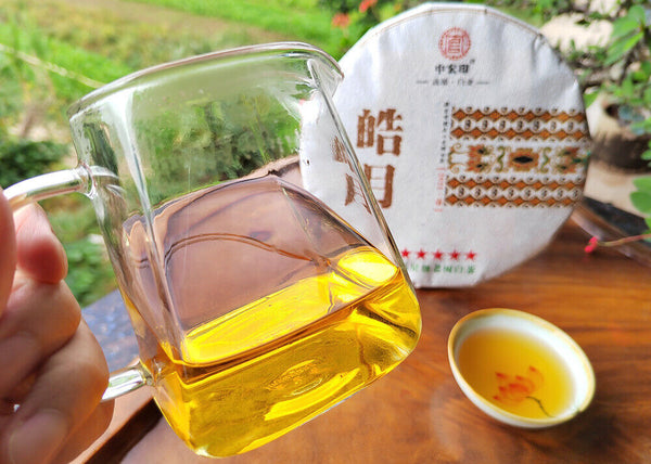HelloYoung White Tea Pu'er Tea Old Tree White Tea Cake 300g