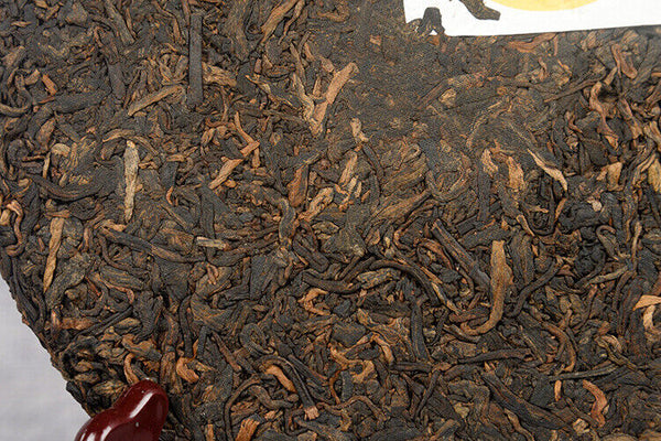 HelloYoung Yunnan Pu'er Tea Ripe Tea Cake 357g Yunnan Tea Cake