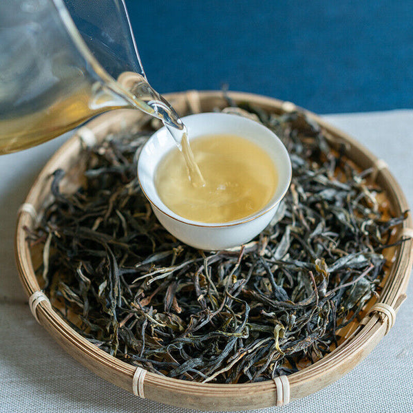 HelloYoung 500g Icelandic Dam Crooked Head Spring Ancient Pu-erh Raw Tea Honey Orchid Aroma