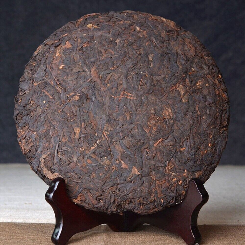Menghai Ripe Puerh Tea Cake 357g Yunnan Aged Fermented Organic Premium Secondary image