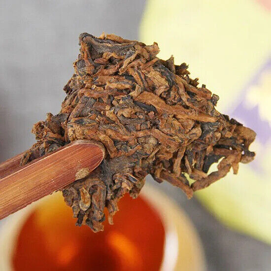 Yunnan Tea King Golden Cake Ripe Puerh Compressed Cake 357g Qizi Cake Tea