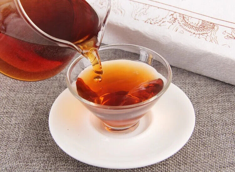 High Quality Yunnan Shu Puer Tea Brick 1000G Fermented Pe Er Slimming Tea Brick