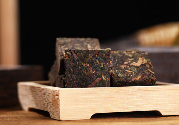 500g Yunnan Glutinous Rice Fragrant Tuo Tea Menghai Square Brick Old Pu'er Tea