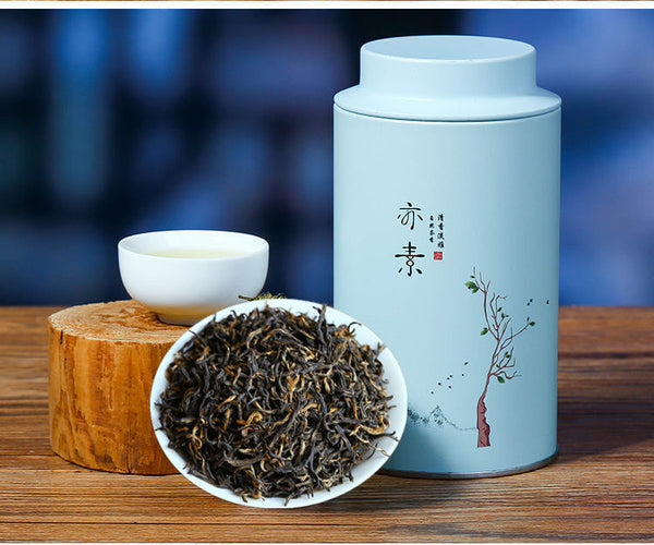 HelloYoung 120G Golden Jun Mei Black Tea Loose Tea Honey Scented Loose Golden Jun Mei