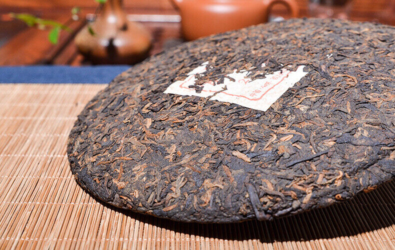 HelloYoung Yunnan Pu'er 357g Menghai Pu'er Ripe Tea Cake Yunnan Tea