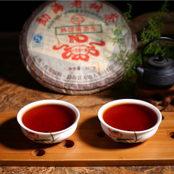 HelloYoung Premium Menghai Old Tree Pu'er Black Tea 357g Pu-Erh Tea King Chinese Tea