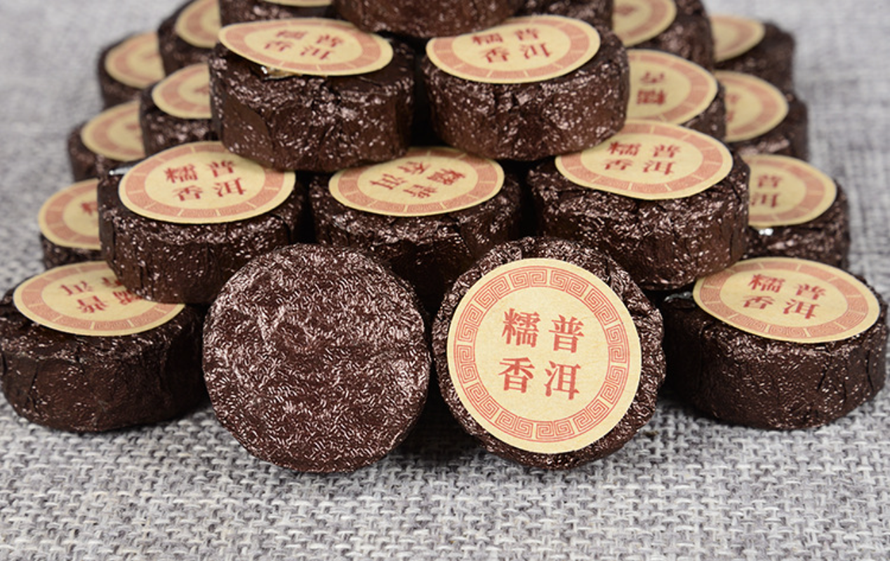 Yunnan Puerh Tea Glutinous Fragrant Ripe Tuo Tea Strong Fragrant Small Jade Cake