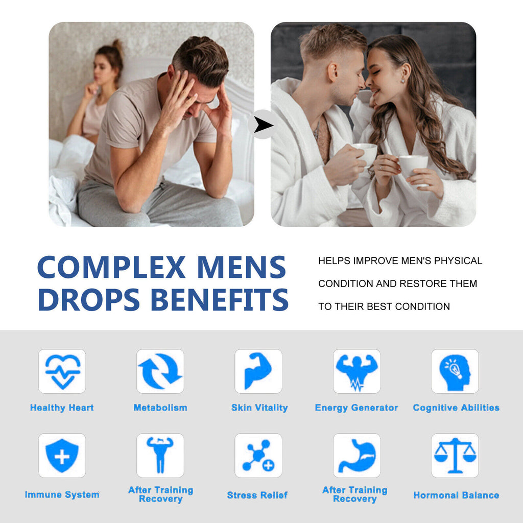 Complex Men'S Drops Male Enhanced Support, Male Enhancement, Enchantment 30ml