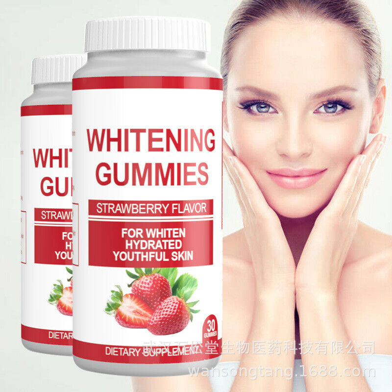 Whitening Gummies Slimming Candy Strawberry Flavor 3g*30 capsules