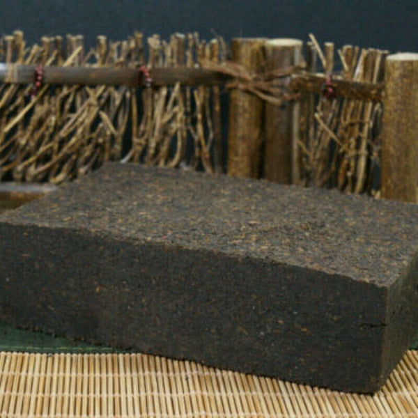 HelloYoung Black Tea Dark Tea Liu Pao Rice Black Brick Tea Guangxi Aged Liubao Tea 500g