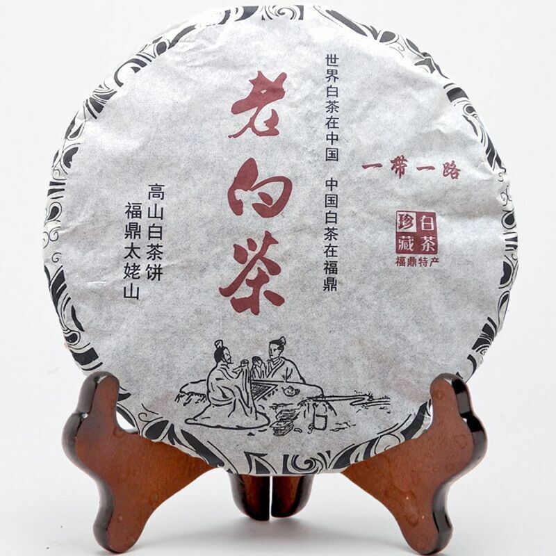Fuding Shoumei Bai Mu Dan White Tea Old Ecology White Peony Craft Tea Cake 300g