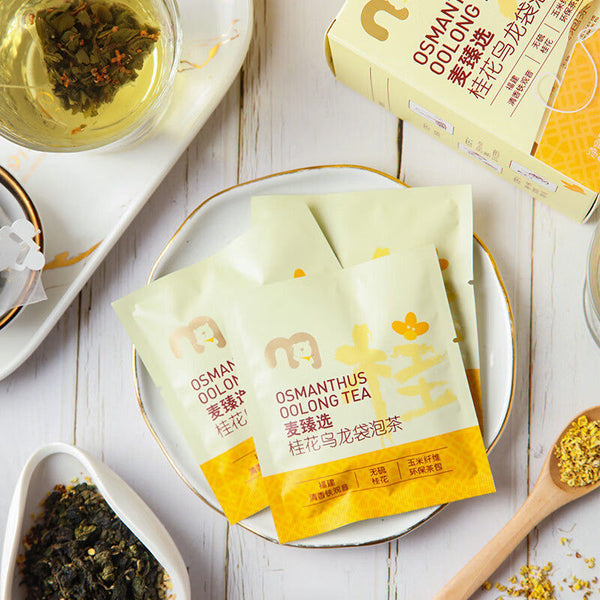 Mei Zhen Xuan Osmanthus Oolong Tea 15 Bags Tie Guan Yin No Sulfur Flower Tea