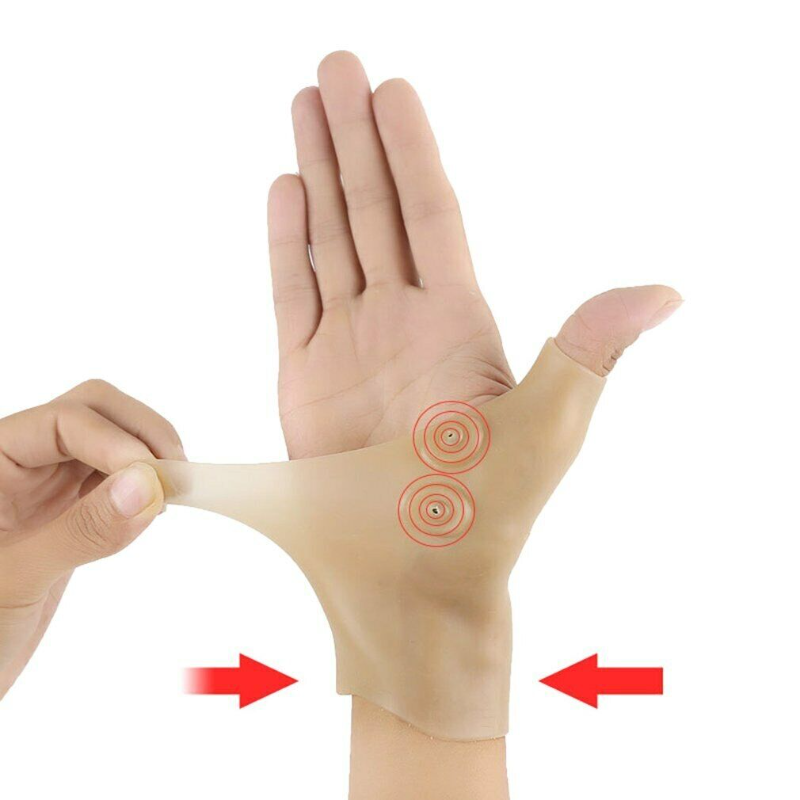 Waterproof Brace Soft Pain Relief Elastic Corrector Therapy Wrist Massage Glove Main image