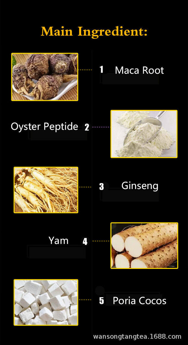 Oyster Peptide Go Man Plus Libido Support Health Tonifying Kidney Maca Root