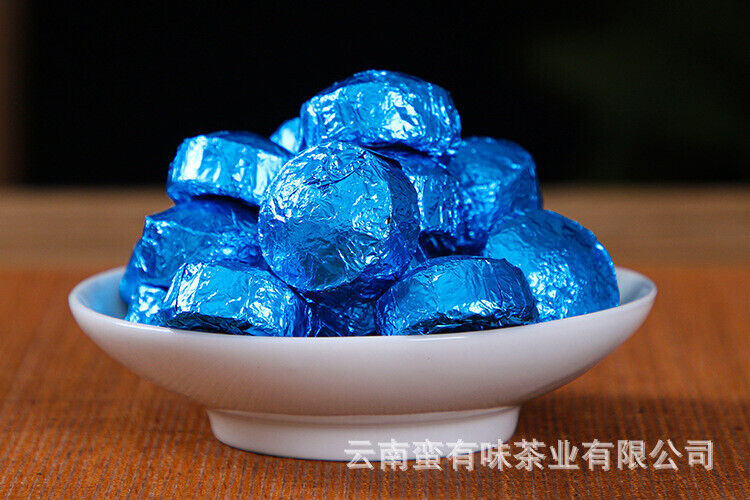 HelloYoung 500g Yunnan Pu'er Tea Mini Seven Colored Small Golden Tuo Nuoc Xiang Ripe Tuo