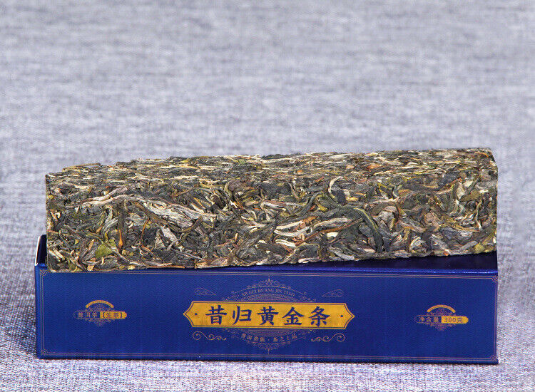HelloYoung Ancient Trees Puerh Tea 300g Raw Tea Column Tea Leaves 邦东昔归黄金条