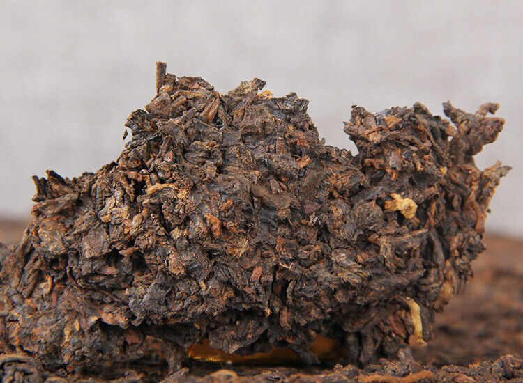 HelloYoung Yunnan Pu'er Ripe Tea Cake 普洱黑茶 传世佳茗 经典普洱熟茶饼357g 勐海古树纯料