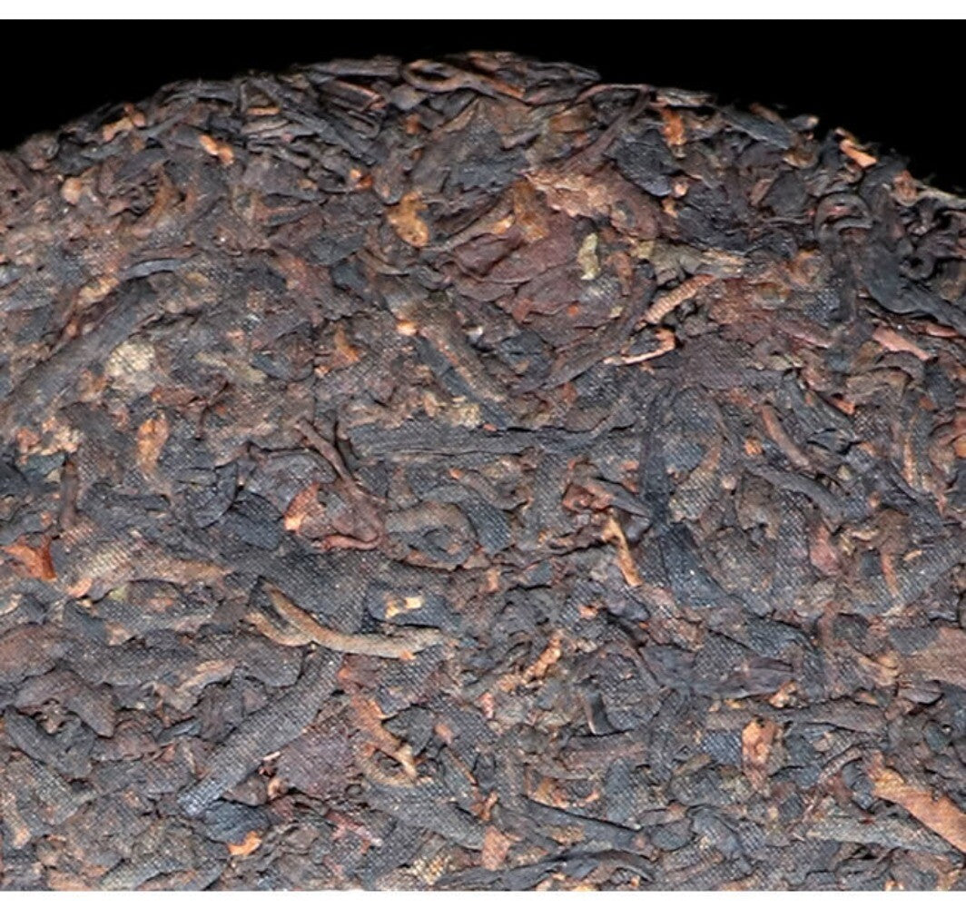 Jingmai Yunnan Ripe Pu-erh Tea Cake 357g 2019 Aged King of Tea Six-Tile