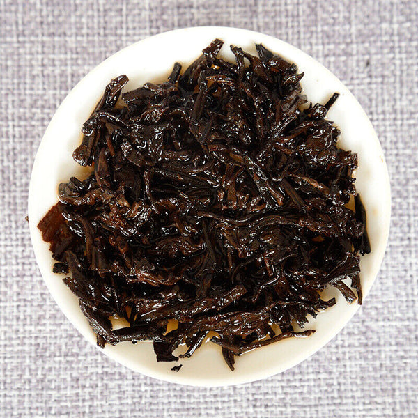 HelloYoung Yunnan Pu'er Ripe Tea Cake Pu'er Ripe Tea 357g Golden Bud Tea Cake