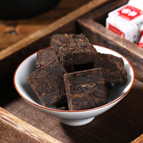 500g Yunnan Jujube Fragrant Xiaotuo Tea Square Brick Pu'er Tea Menghai Brick Tea