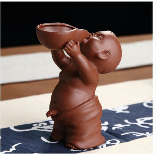 Tea Pet Ornament Tea Decoration Chinese Folk Art Purple Clay Decoration Crafts