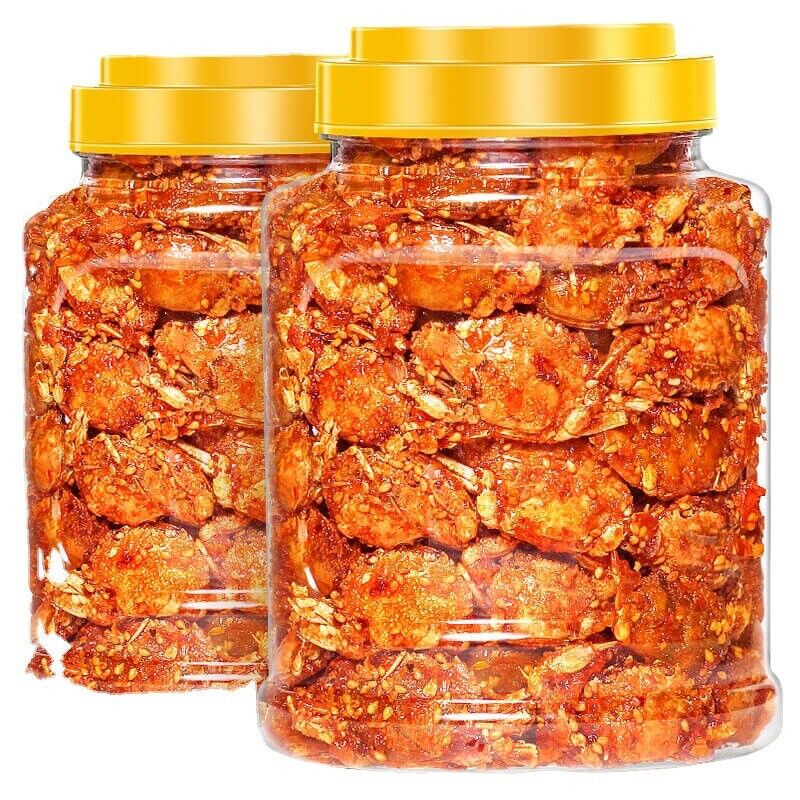 Spicy Small Crab Snacks Crispy Spicy Sea Crab Fried Instant Sweet and Spicy Food
