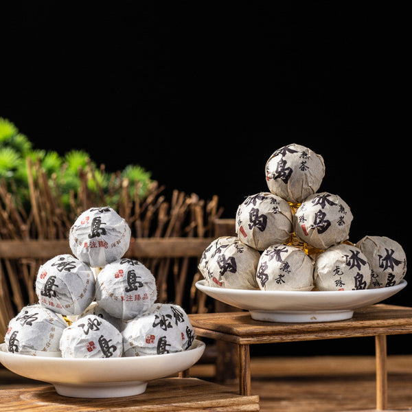 500g Yunnan Pu'er Raw Tea Dragon Pearl Tea Lincang Iceland Raw/ripe Pu'er Tea
