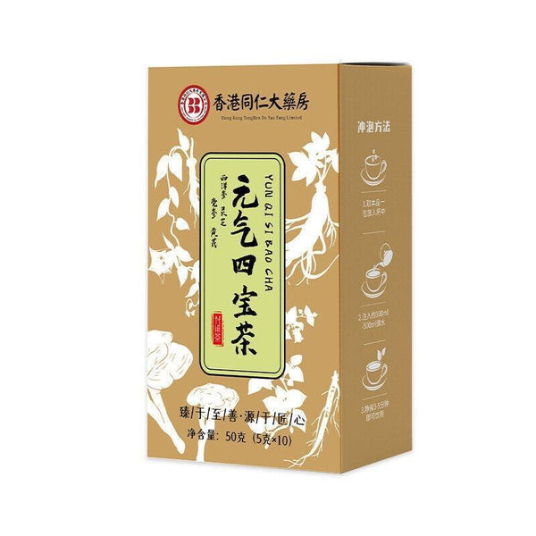 Ginseng Astragalus Dangshen Ganoderma Healthy Drink Vitality Four Treasures Tea
