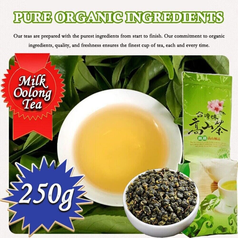 250g Milk Oolong Tea Loose Leaf Organic Taiwan Green Food for Detox Weight Loss Secondary image
