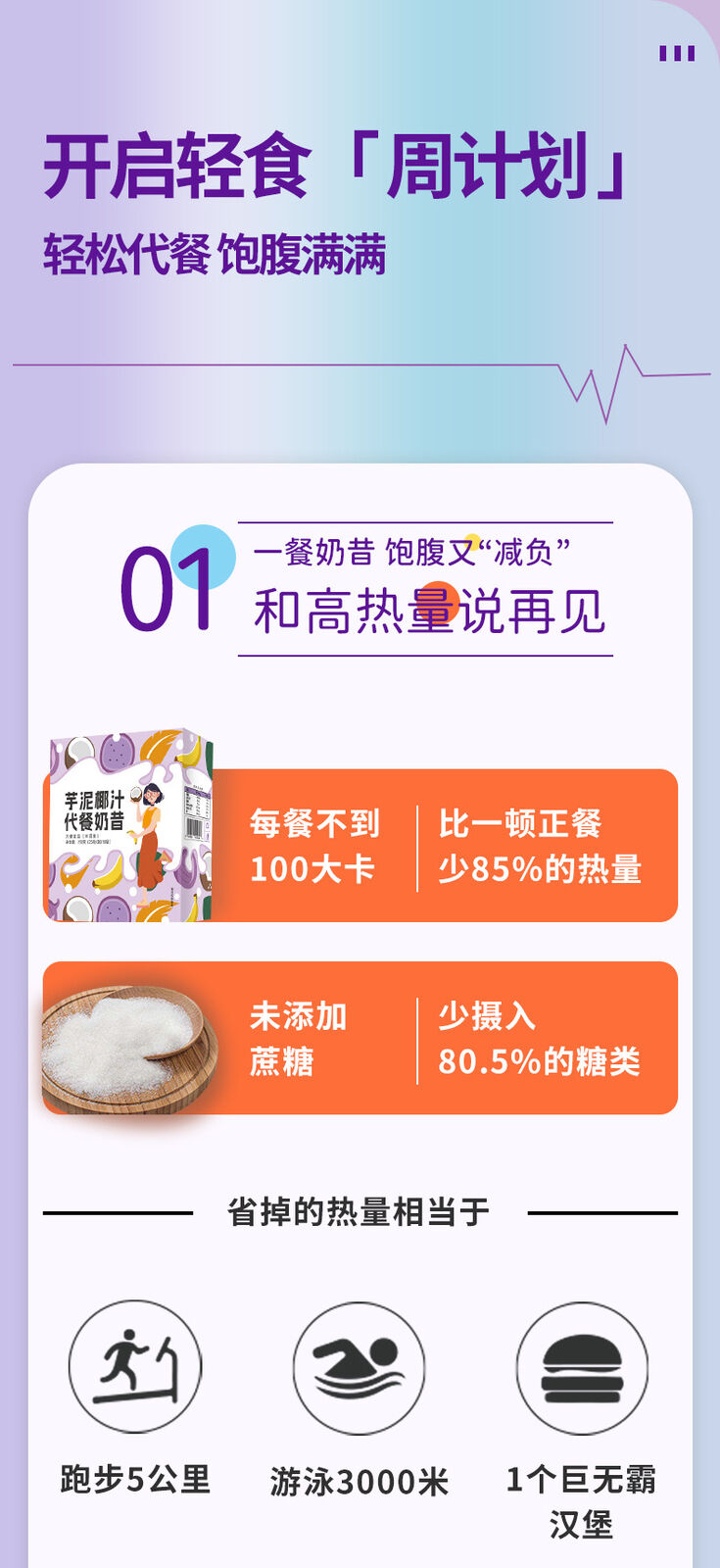 Taro Puree Coconut Juice Powder Nutritional Instant Meal Substitute Powder 250g