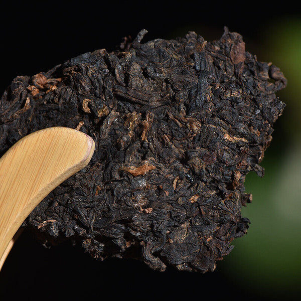 HelloYoung 357g YikuChun Tea Leaves XiaoduSai Ancient Tea Pure Material Pu'er Ripe Tea Cake
