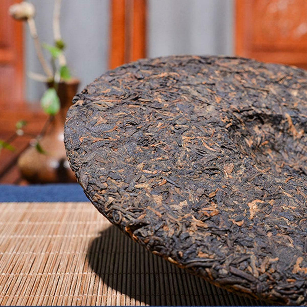HelloYoung 357g Top Grade Ripe Pu erh Tea Yunnan Palace Tea Collection Puer Cooked Tea Cake