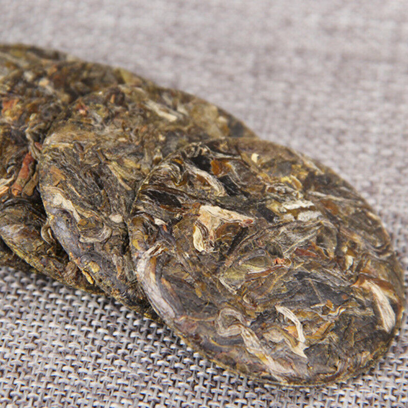 HelloYoung 200g Cha Tea Top Bamboo Shell Packaging Pu'er Tea Organic Alpine Tree Tea 勐海味生茶