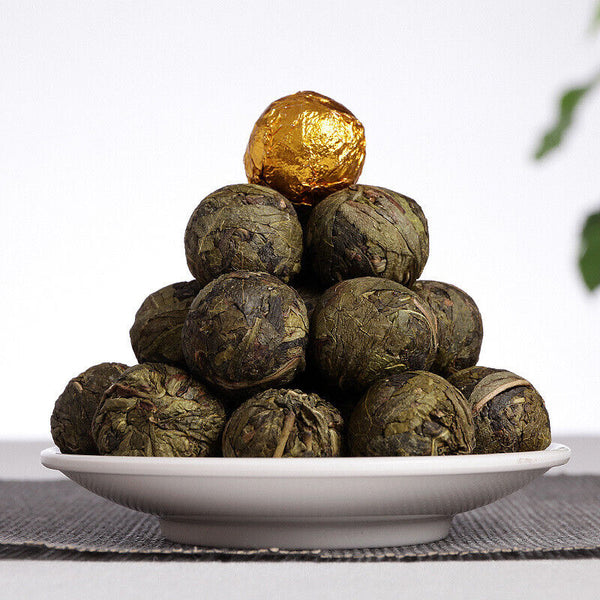 Yunnan Puerh Tea Raw Tea (Tin) Gold Leaf Dragon Ball 500g loose tea