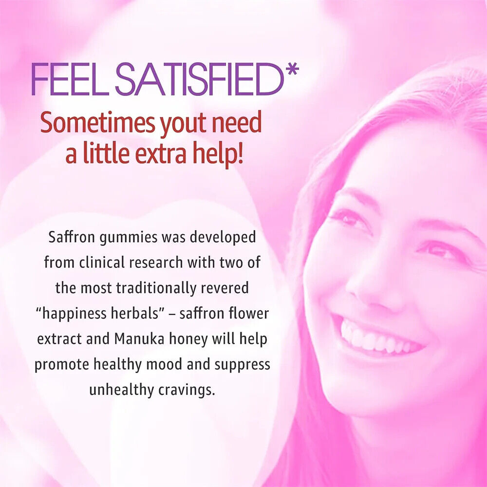Saffron Gummies Sugar Free Rhodiola Rosea Saffron Extract Gummy