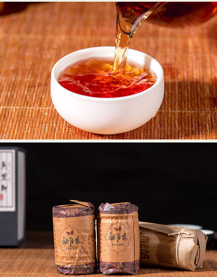 HelloYoung 192G 24PCS Yunnan Menghai Pu-erh Small Tea Column Mini Linglong Small Cakes