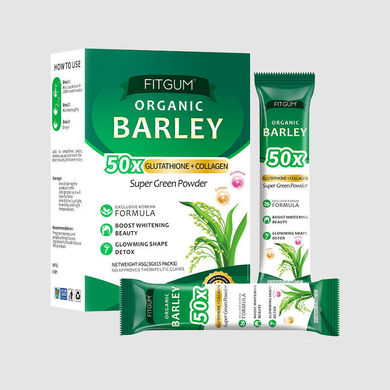 Barley Grass Juice Powder Young Leaf Extract - Superfood Green Powder